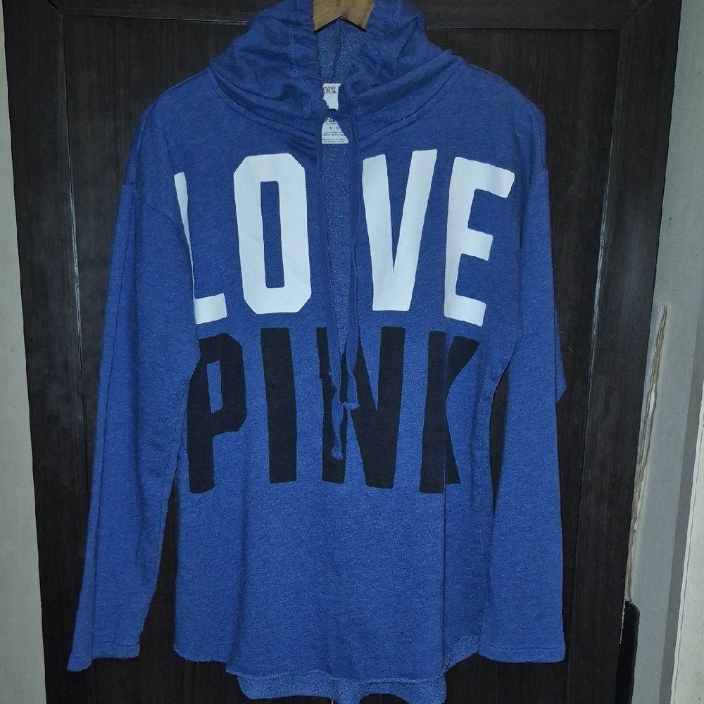 PINK Victoria's Secret Blue Hoodie